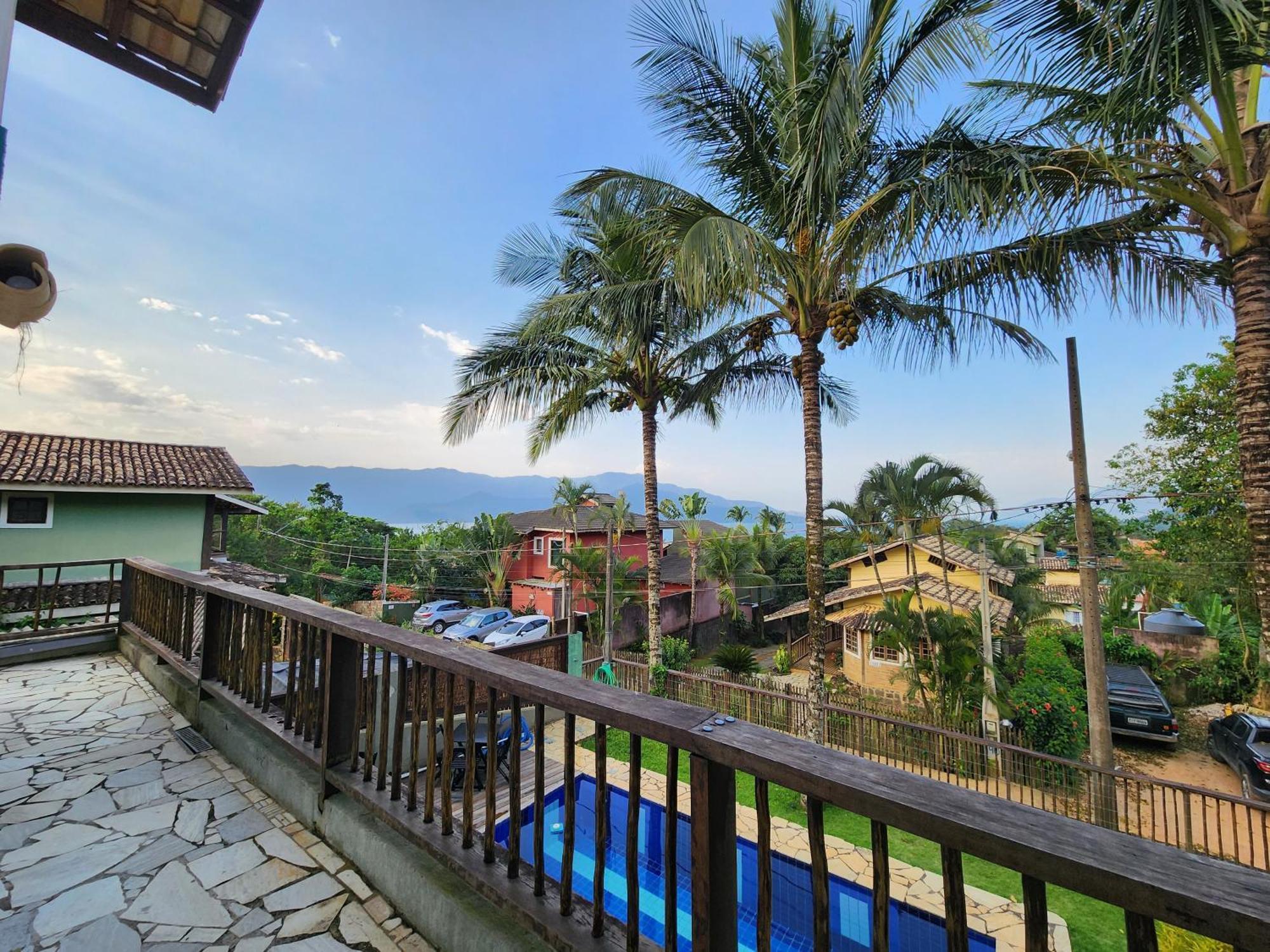 Bela Casa De 4 Suites Com Piscina E Vista - Curral Ilhabela Exterior foto